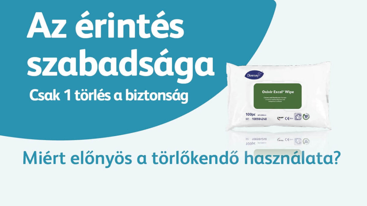 Oxivir Excel® Wipe törlőkendő - Az érintés szabadsága