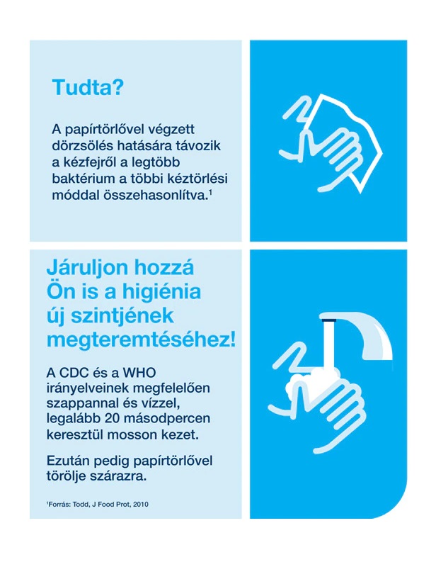 miért higiénikusabb a papírtörlő