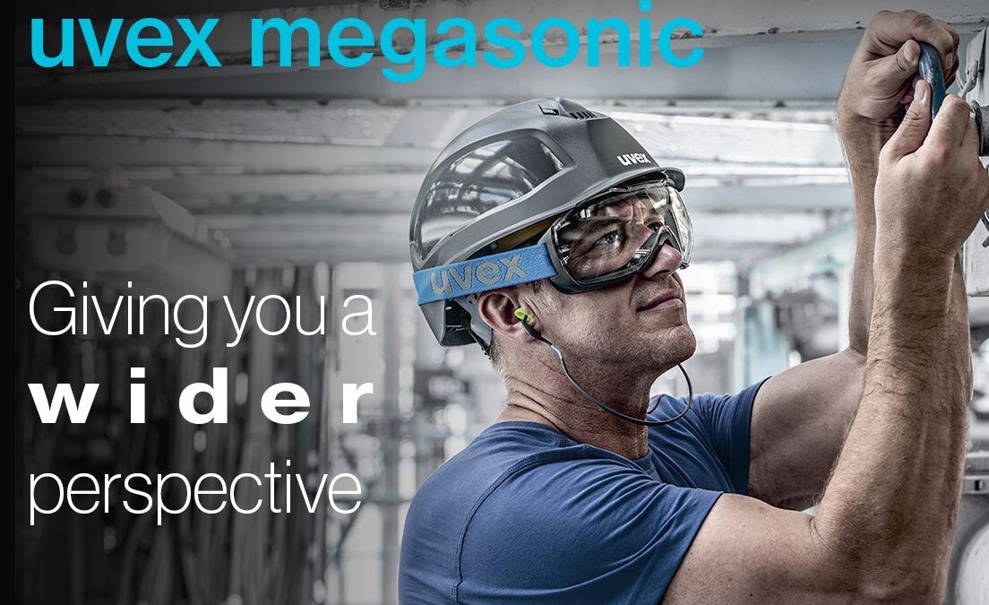 uvex megasonic kosárszemüveg extra széles lencsével