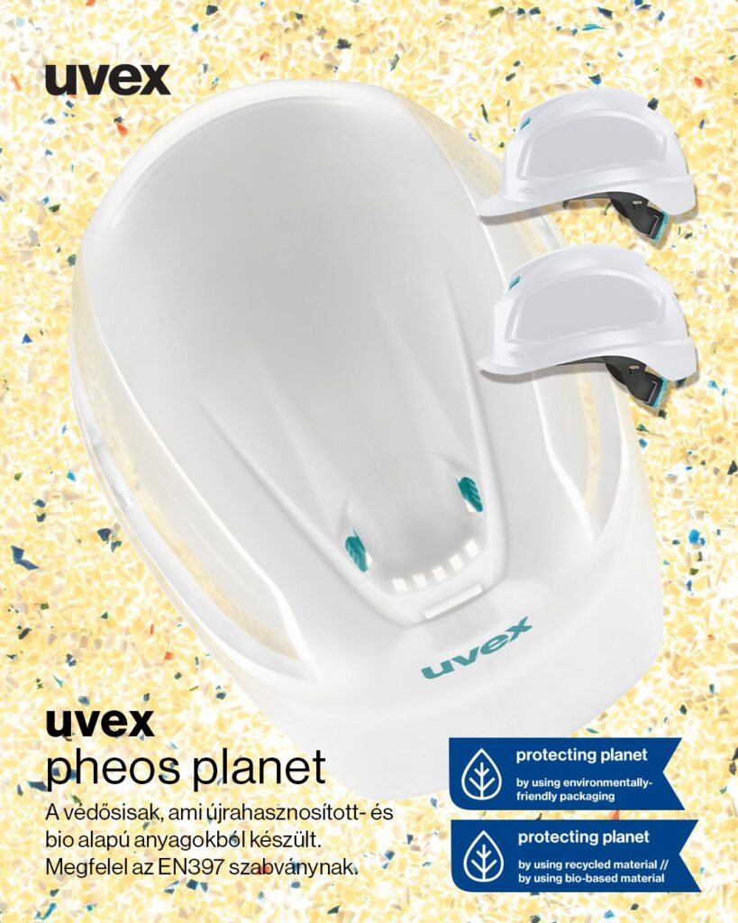 uvex pheos planet sisak újrahasznosított és bio alapú anyagokból