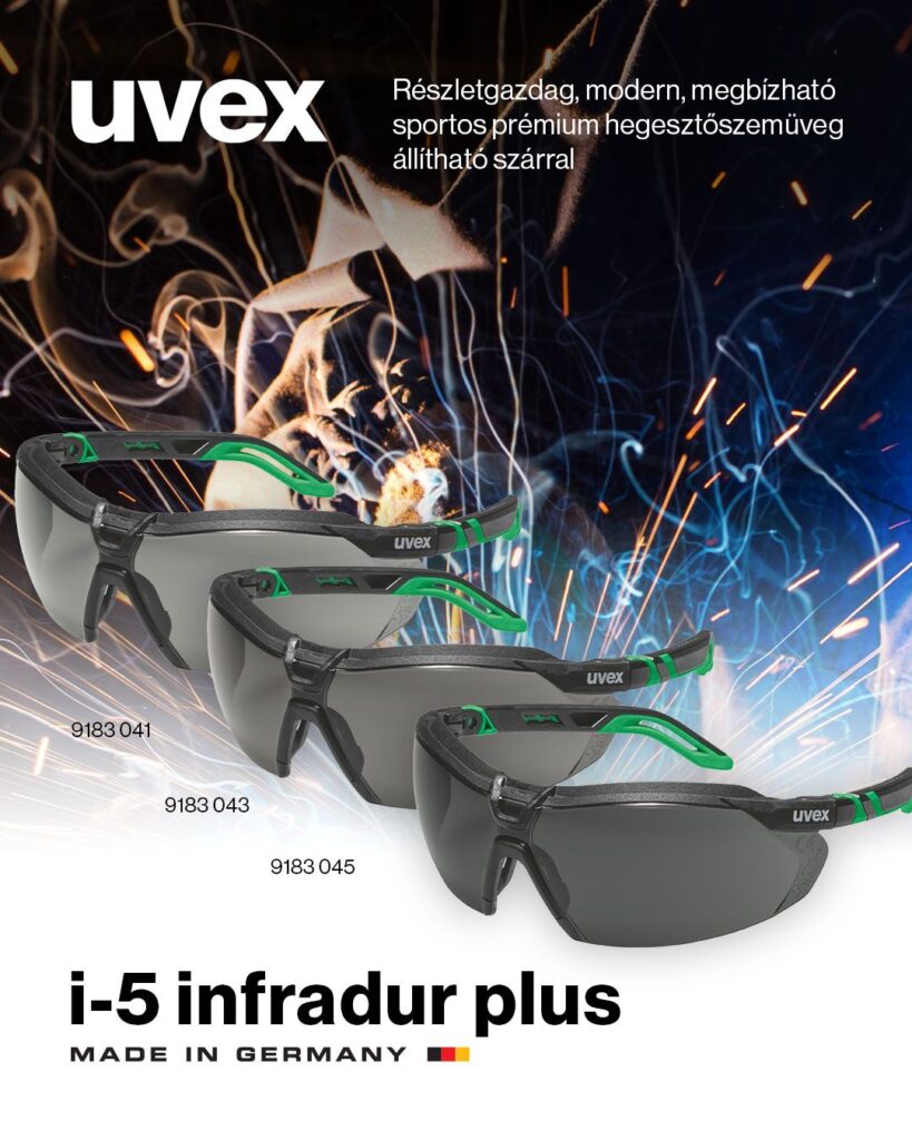 uvex i-5 hegesztőszemüvegek