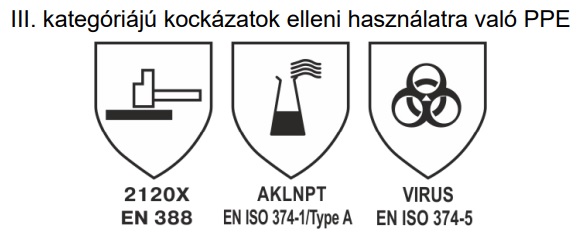 Vileda latex/neoprén kesztyű erős vegyszerekhez