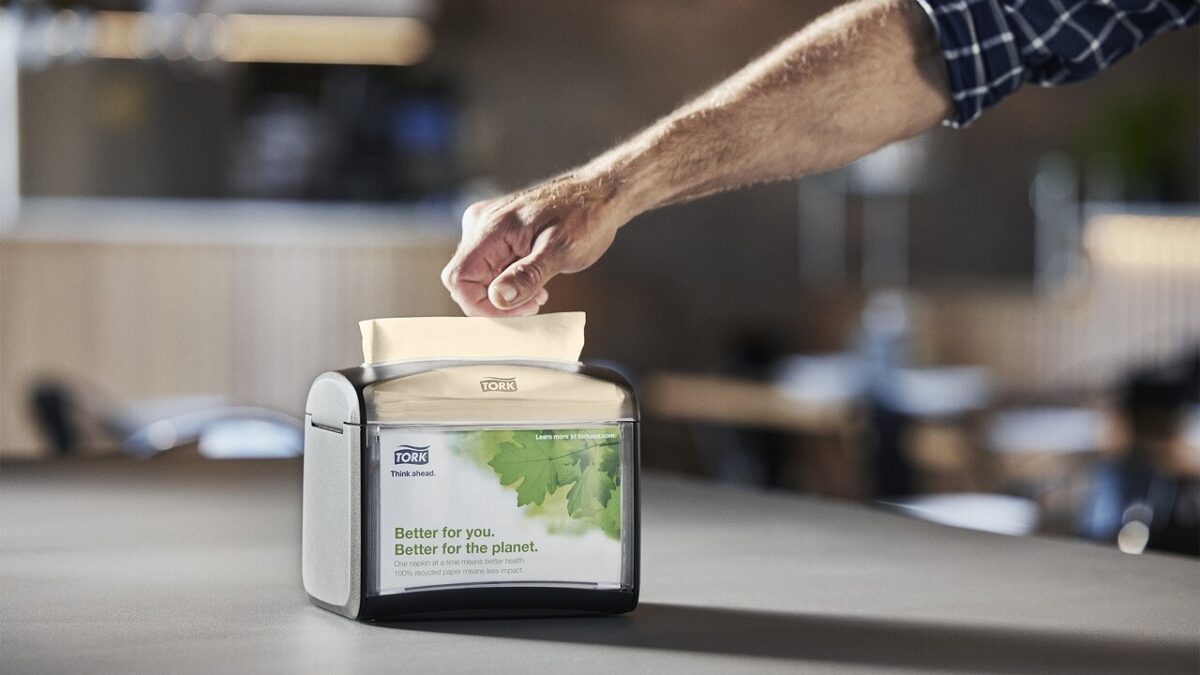 Új Tork Xpressnap® szalvétaadagoló, mellyel költséget csökkenthet