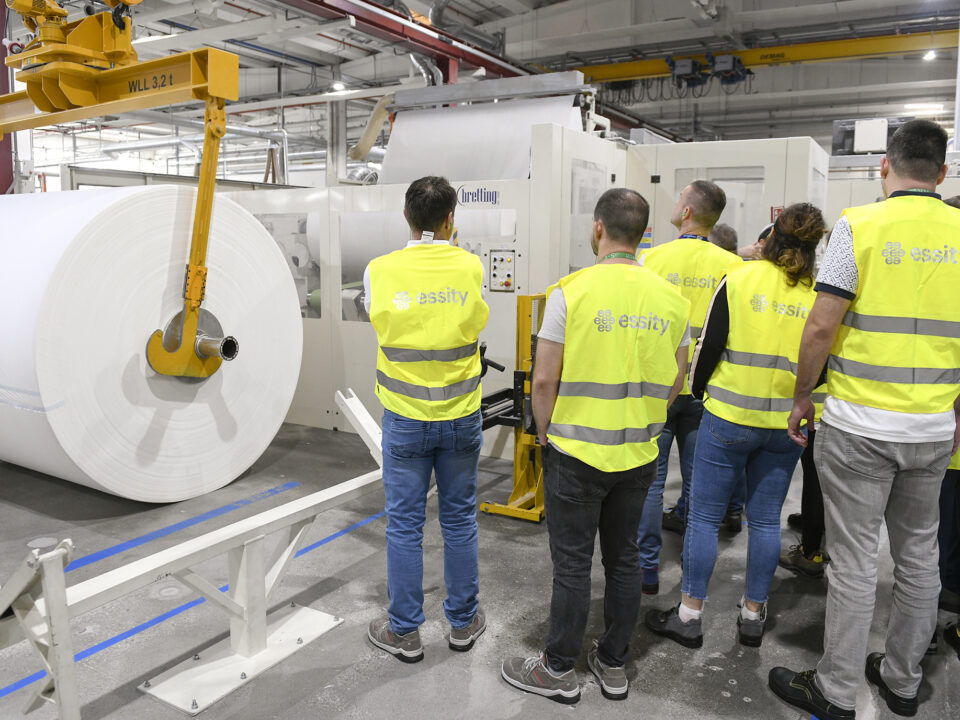 Essity gyárlátogatás a fenntarthatóság jegyében
