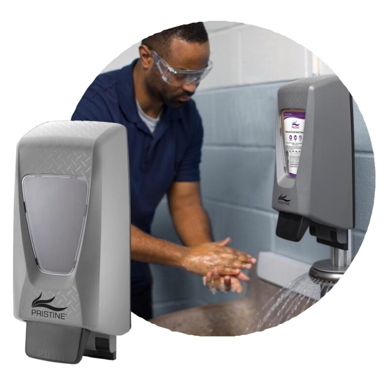 Pristine adagoló rendszerek kézmosáshoz és kézfertőtlenítéshez