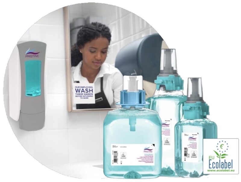 Pristine adagoló rendszerek kézmosáshoz és kézfertőtlenítéshez