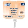 Tork 420662 Premium Mini Luxus tusfürdő és sampon, argánolaj-vanilia, 475 ml (S2)