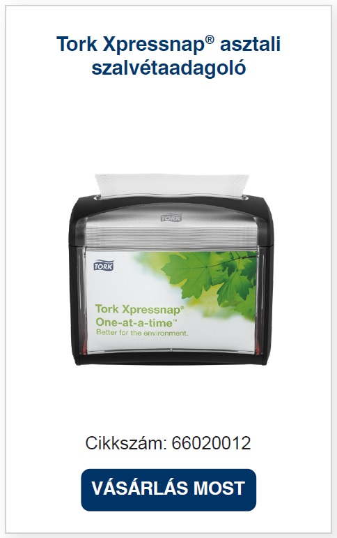 Tork higiéniai termékek a HoReCa szektorba