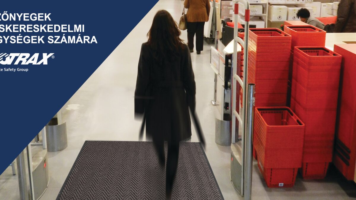 Notrax szőnyegek kiskereskedelmi egységek számára
