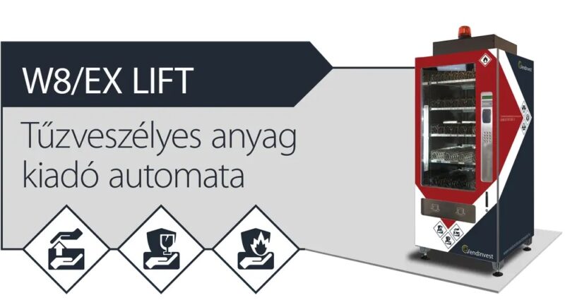 Vendinvest munkavédelmi eszközkiadó automaták