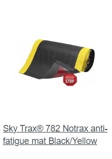 NoTrax ipari álláskönnyítő szőnyegek