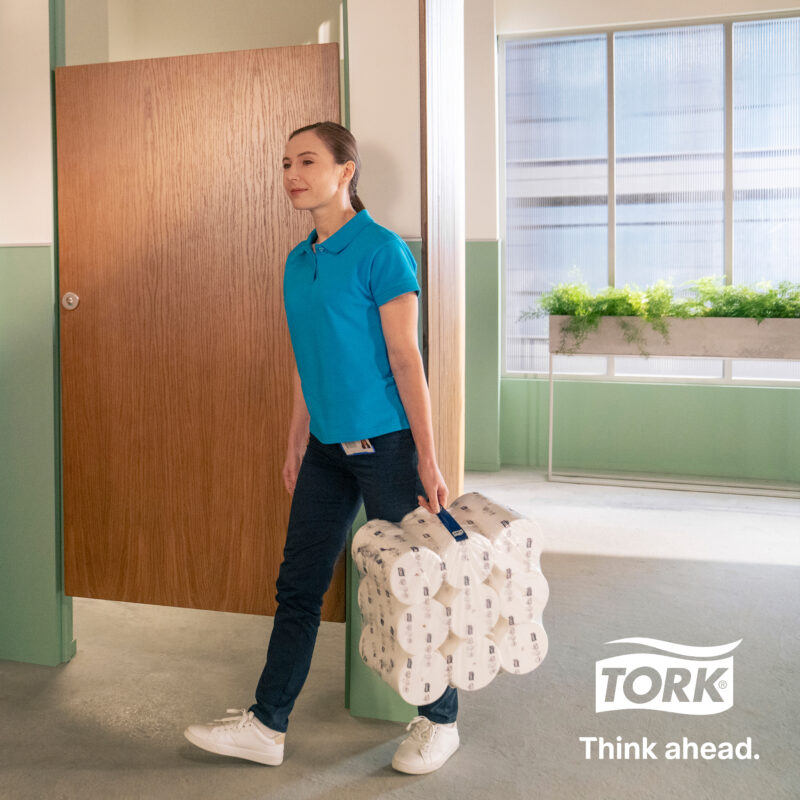 Tork OptiServe belsőmag nélküli toalettpapír-rendszer