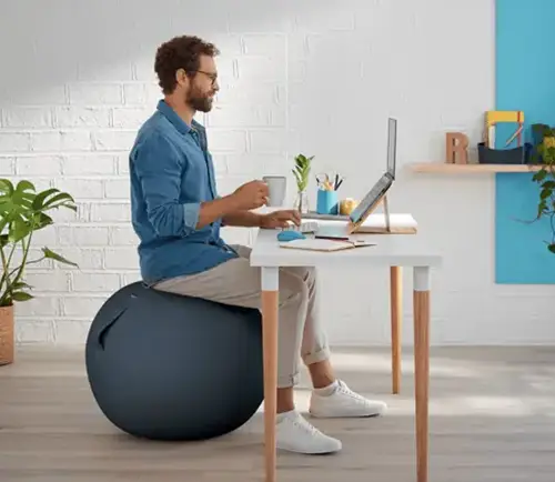 COSY Ergo ülőlabda, bársony szürke