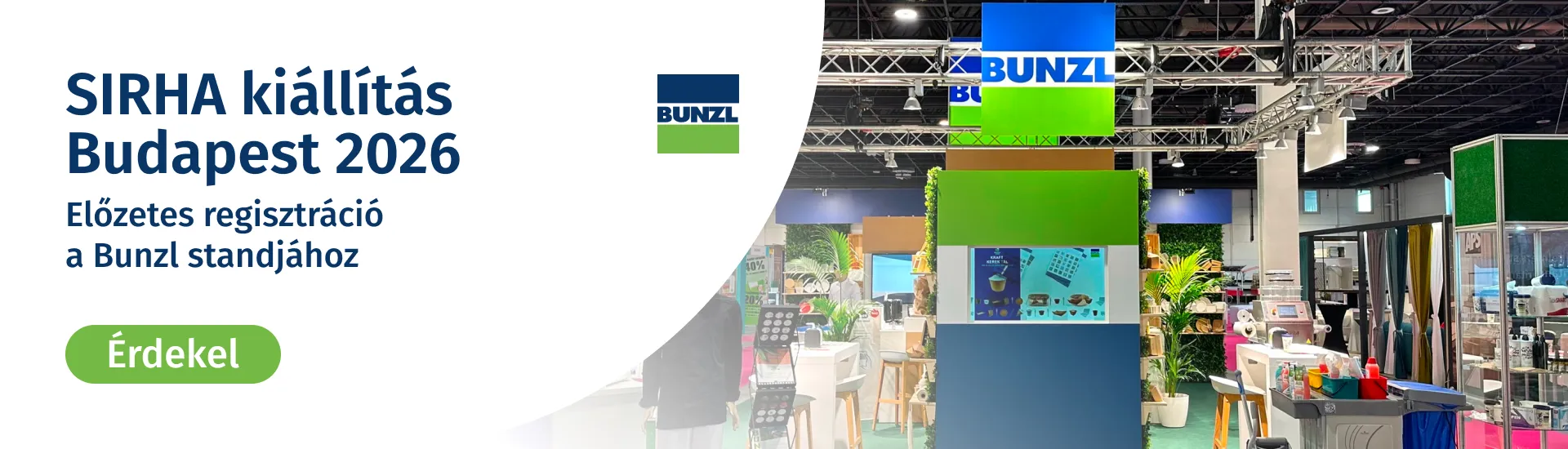 Bunzl SIRHA kiállítás Budapest 2026