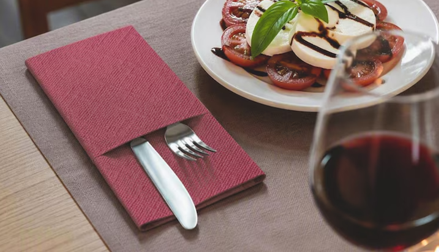 Texturált és tissue Dinner szalvéták